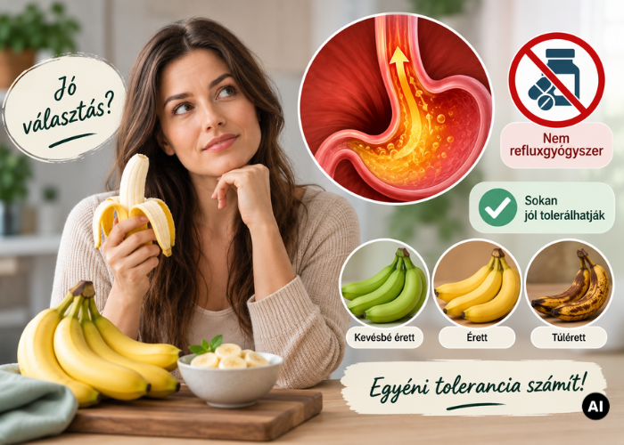 Gyümölcsök savasságának és formáinak összehasonlítása reflux esetén