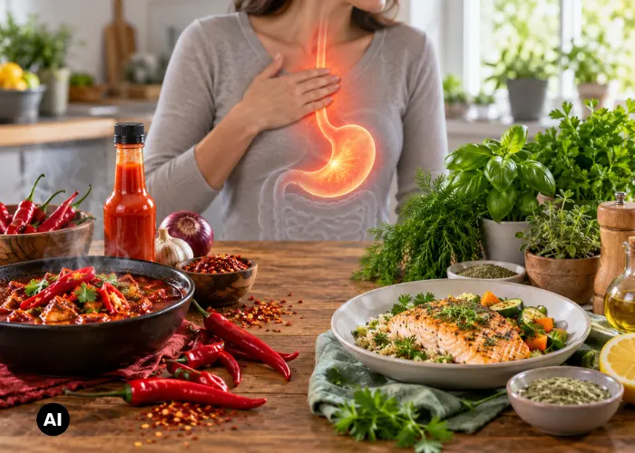 Fűszerek reflux esetén: mivel ízesíts csípős szószok helyett?