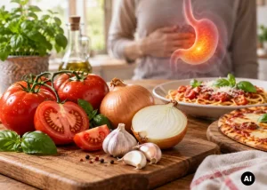 Paradicsom, hagyma és fokhagyma reflux esetén: mindig tiltólistásak?